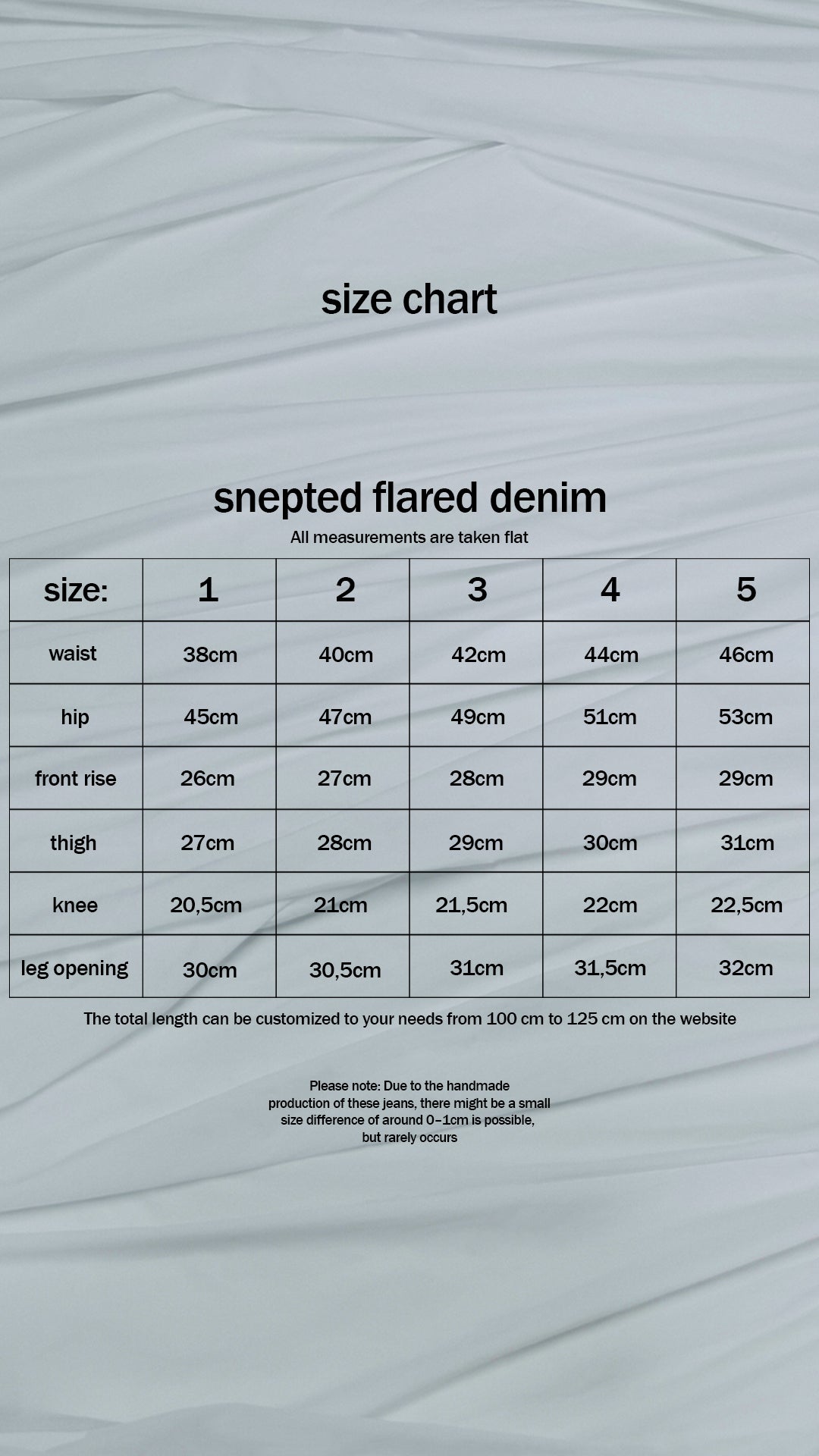 SNEPTED FLARED DENIM