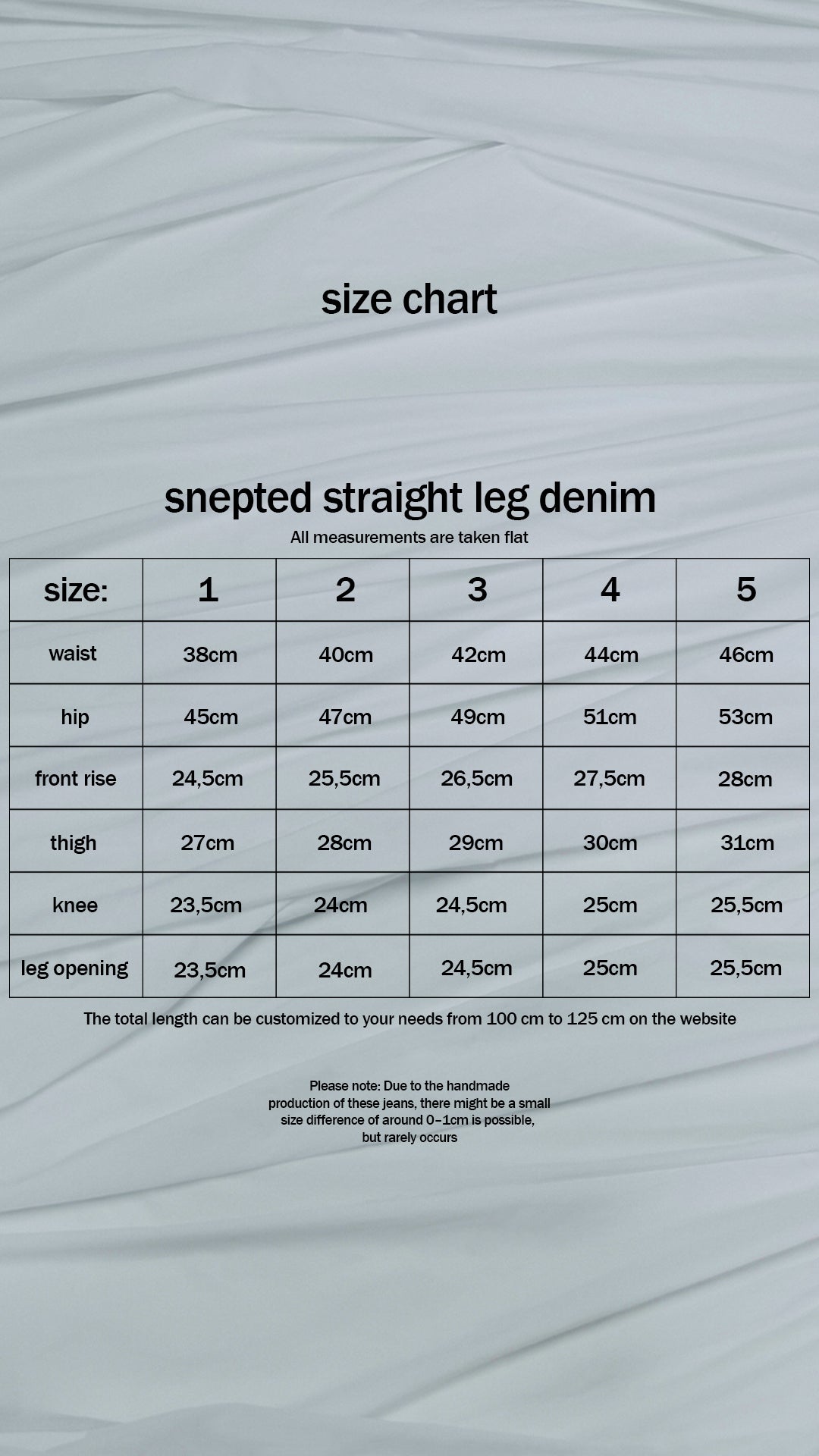 SNEPTED STRAIGHT LEG DENIM