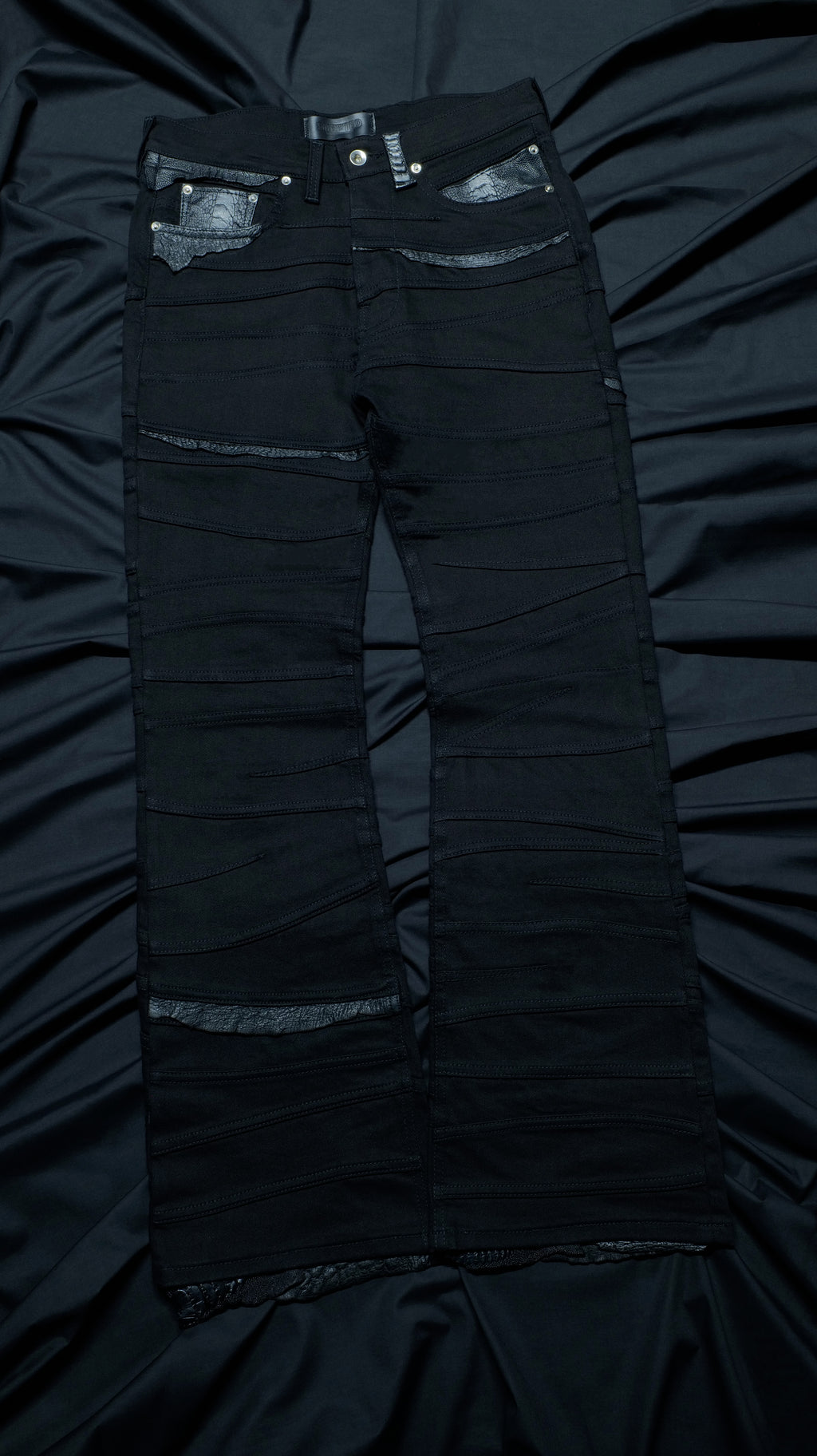 SNEPTED OSTRICH DENIM