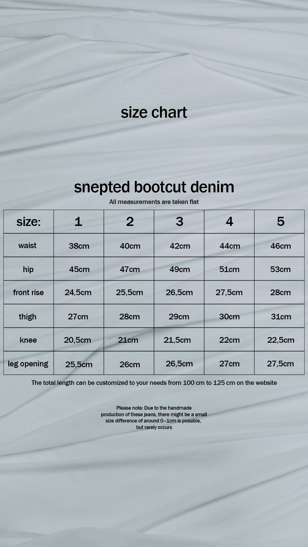 SNEPTED BOOTCUT DENIM