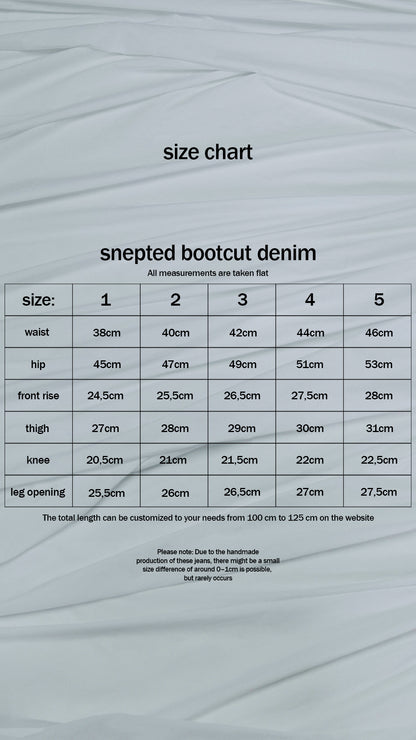SNEPTED BOOTCUT DENIM