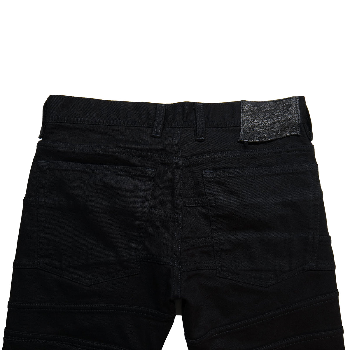 FLAT FELLED SEAMS SNEPTED DENIM